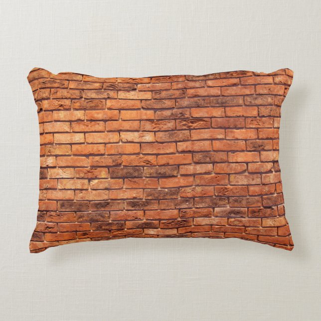 Cojín Decorativo Brick wall red structure masonry (Anverso)