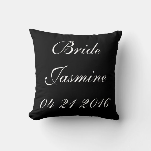 Cojín Decorativo Bride | BODA (Anverso)