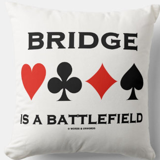 Cojín Decorativo Bridge es un juego de cuatro tarjetas de Battlefie