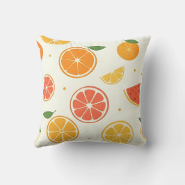 Cojín Decorativo Bright Citrus Fruit Art