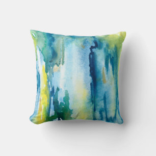 Cojín Decorativo Bright watercolor abstract background. Watercolor