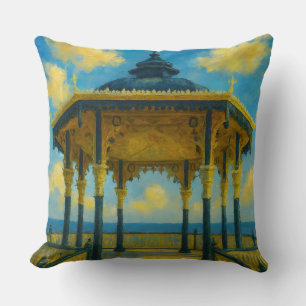 Cojín Decorativo Brighton Bandstand Glow - Pabellón de la costa