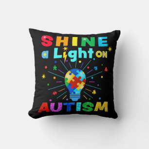 Cojín Decorativo BRILLA una Luz sobre el Autismo