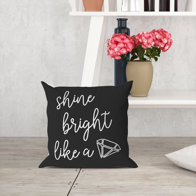 Cojín Decorativo Brillante brillante como un diamante (Subido por el creador)