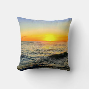 Cojín decorativo Brillante de Amanecer Caribeño