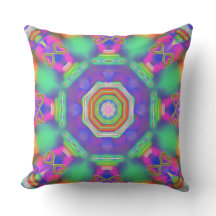 Brillante Neon Multicolor Square Prisma Pattern