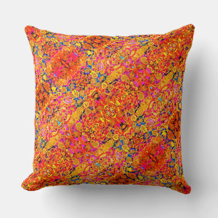 Cojín Decorativo Brillante paisley floral artístico