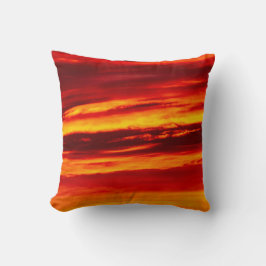 Cojín Decorativo Brillante Red Sunset