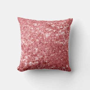 Cojín Decorativo Brillante Rosa Glitter Glamuroso