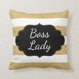 Cojín Decorativo Brillantina dorada | Tiras