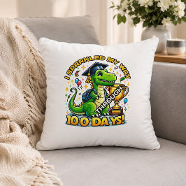 Cojín Decorativo Brillé mi camino a través de 100 días 100º día 