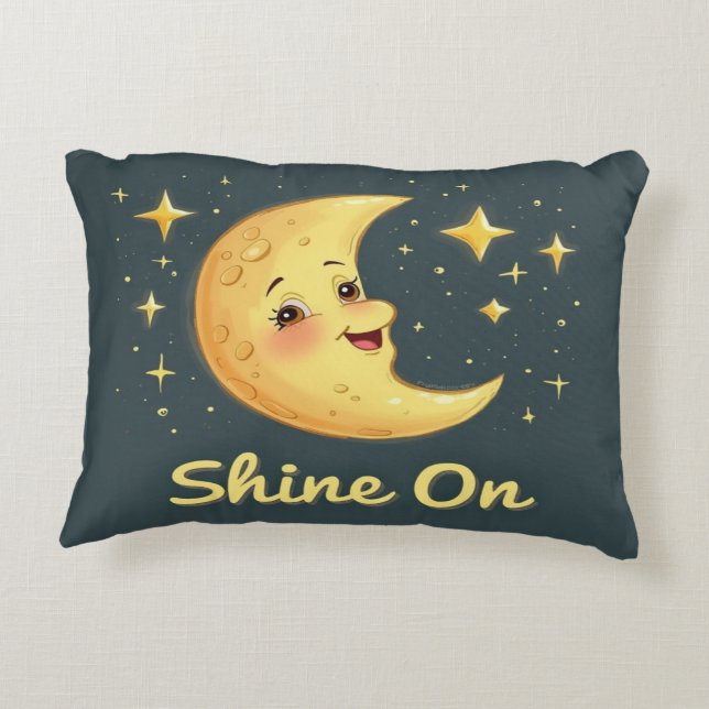 Cojín Decorativo Brillo activado - Inspirador motivacional (Reverso)