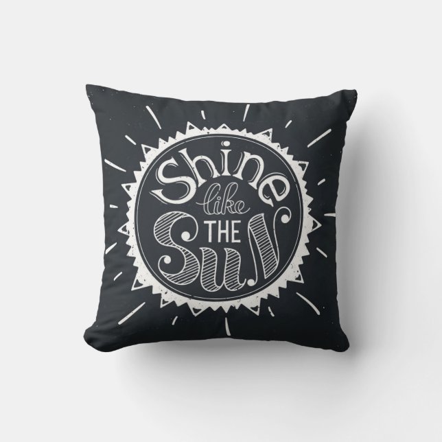 Cojín Decorativo Brillo como The Sun (Anverso)