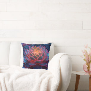 Cojín Decorativo Brillo de brillo Morado Suculento - Belleza Reflex