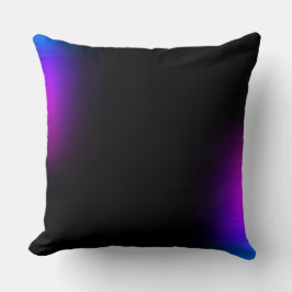 Cojín Decorativo Brillo de gradiente violeta negro