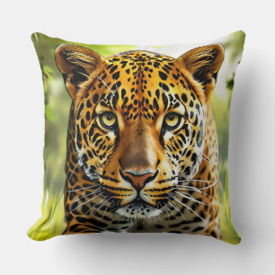 Cojín Decorativo Brillo de Leopardo ❄️ Chic Safari Salvaje