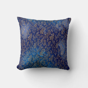 Cojín Decorativo Brillo de Sirena Azul