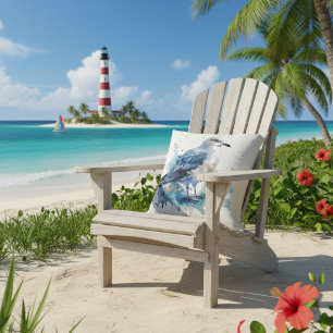 Cojín Decorativo Brisa oceánica: Gaviota acuática