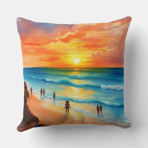 Cojín Decorativo Brisa oceánica y fuertes cielos