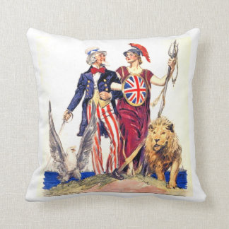 Cojín Decorativo Britannia y tío Sam