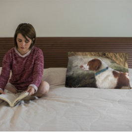 Cojín Decorativo Brittany Spaniel - Cobre