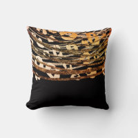 Bronce Dorado Negro Leopardo Estampado Glam