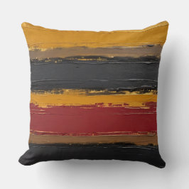 Cojín Decorativo bronce, ocre dorado, marsala y carbón vegetal