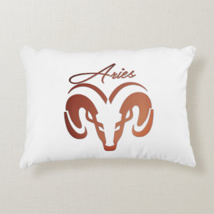Cojín Decorativo Bronze Aries el Ram Zodiac