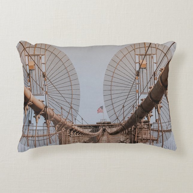 COJÍN DECORATIVO BROOKLYN BRIDGE NUEVA YORK (Anverso)