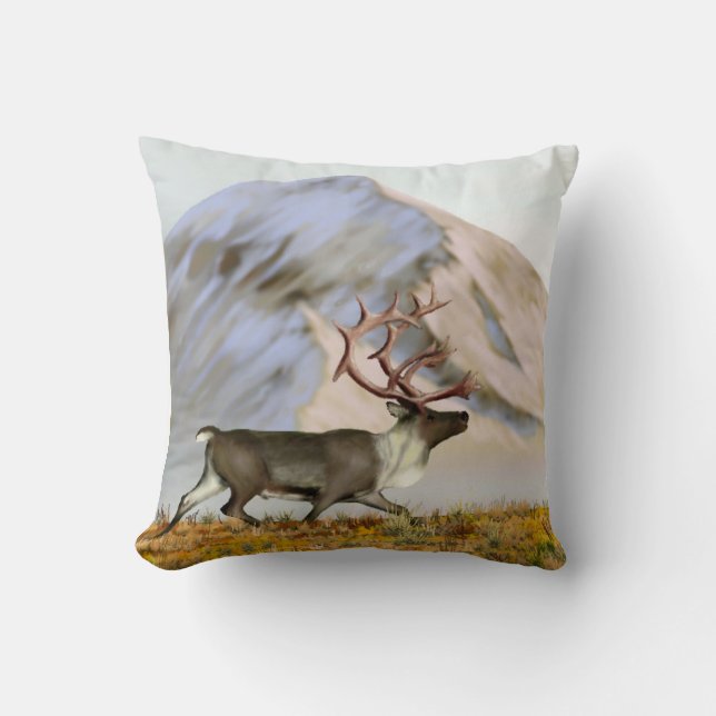 Cojín Decorativo Brooks Range Caribou (Anverso)