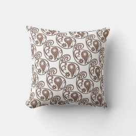 Cojín Decorativo Brown Paisley