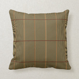 Cojín Decorativo Brown rayó tweed