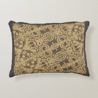 Cojín Decorativo Brown Textured Multi pattern Design