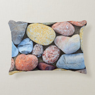 Cojín Decorativo Brown yellow and gray stones