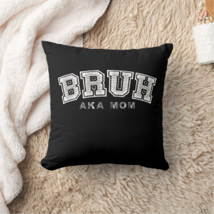Cojín Decorativo Bruh Alias Mamá Divertido Día de la Madre Retro Vi