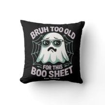 Bruh Demasiado Viejo para Esta Hoja de Boo Hallowe