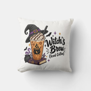 Cojín Decorativo Bruja Brew (Café Helado)