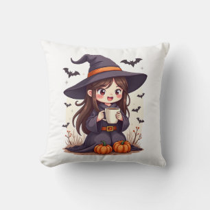 Cojín Decorativo Bruja de Especias de Calabaza � Camiseta de café d