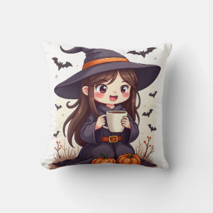 Cojín Decorativo Bruja de Especias de Calabaza � Camiseta de café d