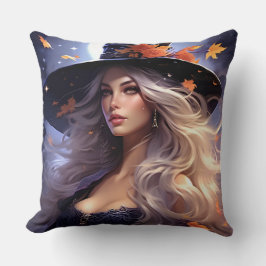 Cojín Decorativo Bruja de Halloween