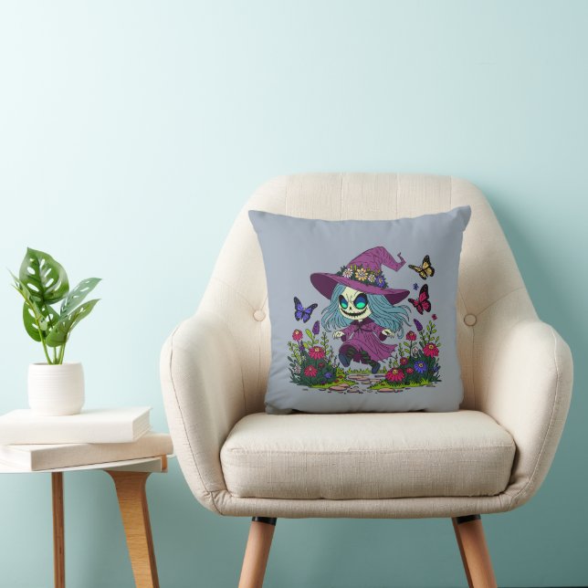 Cojín Decorativo Bruja de primavera | Bruja de verano (Silla)