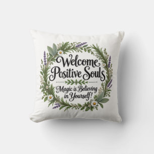 Cojín Decorativo Bruja de Verano Reversible Dulce y Sassy