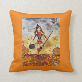 Cojín Decorativo Bruja del otoño