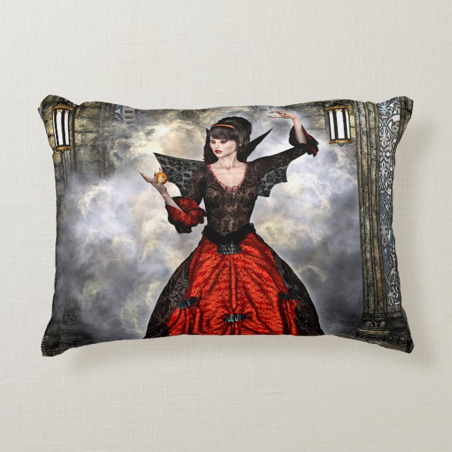 Cojín Decorativo Bruja Femenina (Anverso)