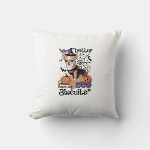 Cojín Decorativo Bruja mejor que tenga mis galletas para perros Lin