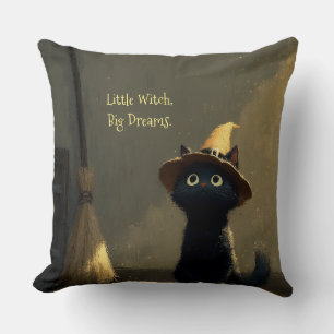 Cojín Decorativo Bruja Pequeña, Grandes Sueños