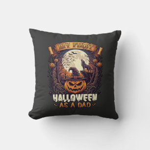 Cojín Decorativo Brujas Colgantes Halloween Bruja Voladora Casa Emb