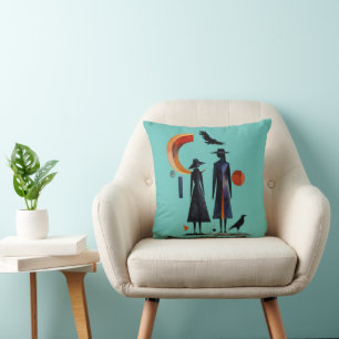 Cojín Decorativo Brujas Modernas - una obra de arte abstracta 2 - F