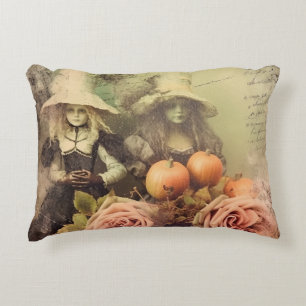 Cojín Decorativo Brujería Vintage de Halloween