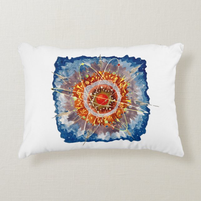 Cojín Decorativo Bruno Taut - Arquitectura alpina (Anverso)